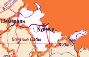 Карта города кукмор