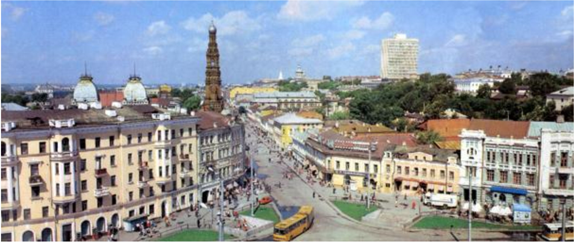 Казань улица Баумана 1980 год