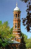 A minaret of the Burnayev Mosque