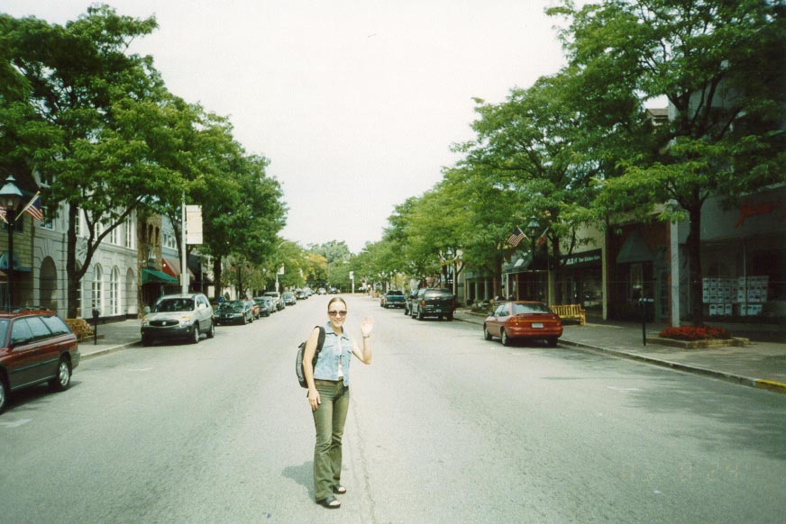 Hello from Kercheval Street, Grosse Pointe, MI USA 2003